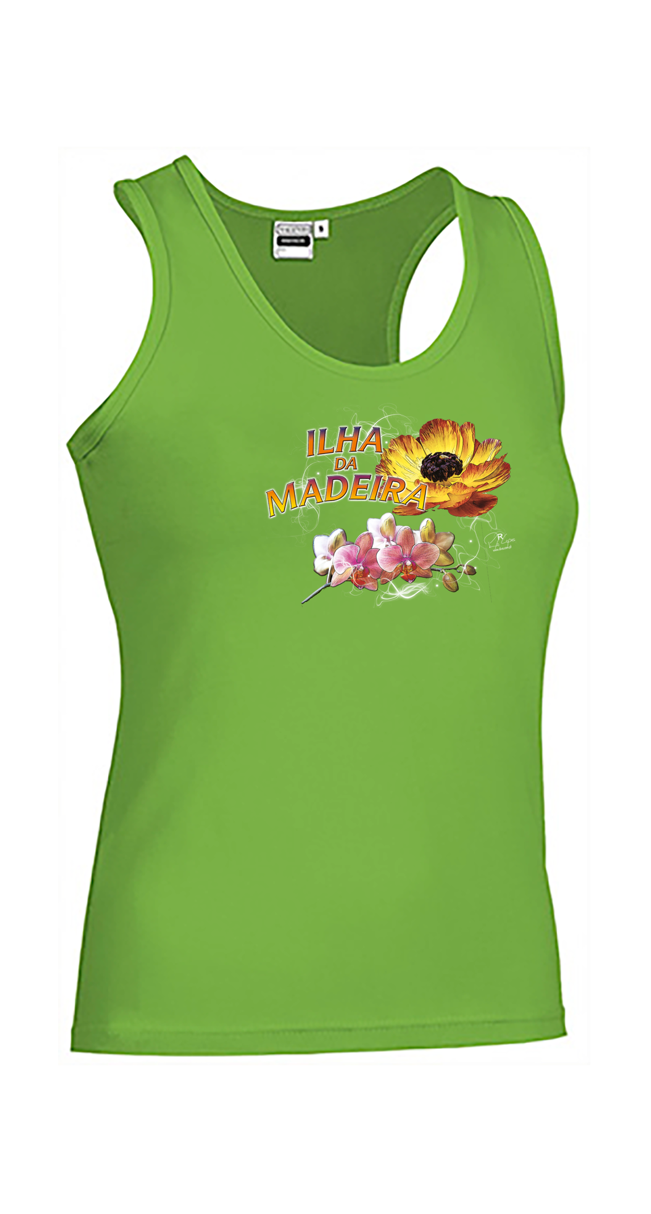 T-shirt Alças Senhora Madeira Flowers
