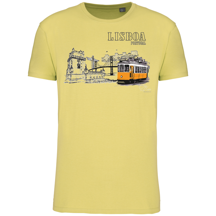 T-Shirt Algodão Biológico Monumentos Lisboa
