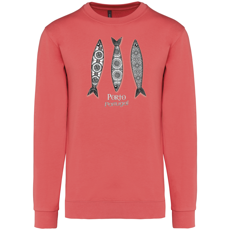 Sweatshirt Kariban sem Capuz 3 Sardinhas Porto