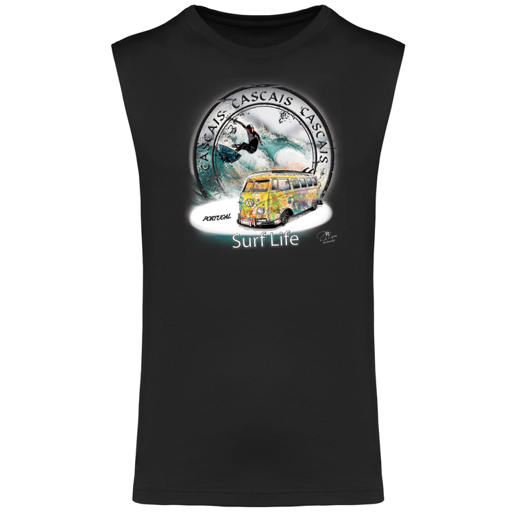 T-shirt Alças Surf Life Cascais