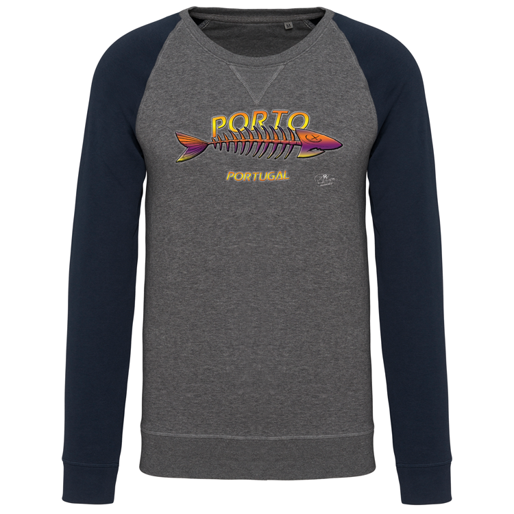 Sweatshirt Bicolor sem capuz Espinha Porto