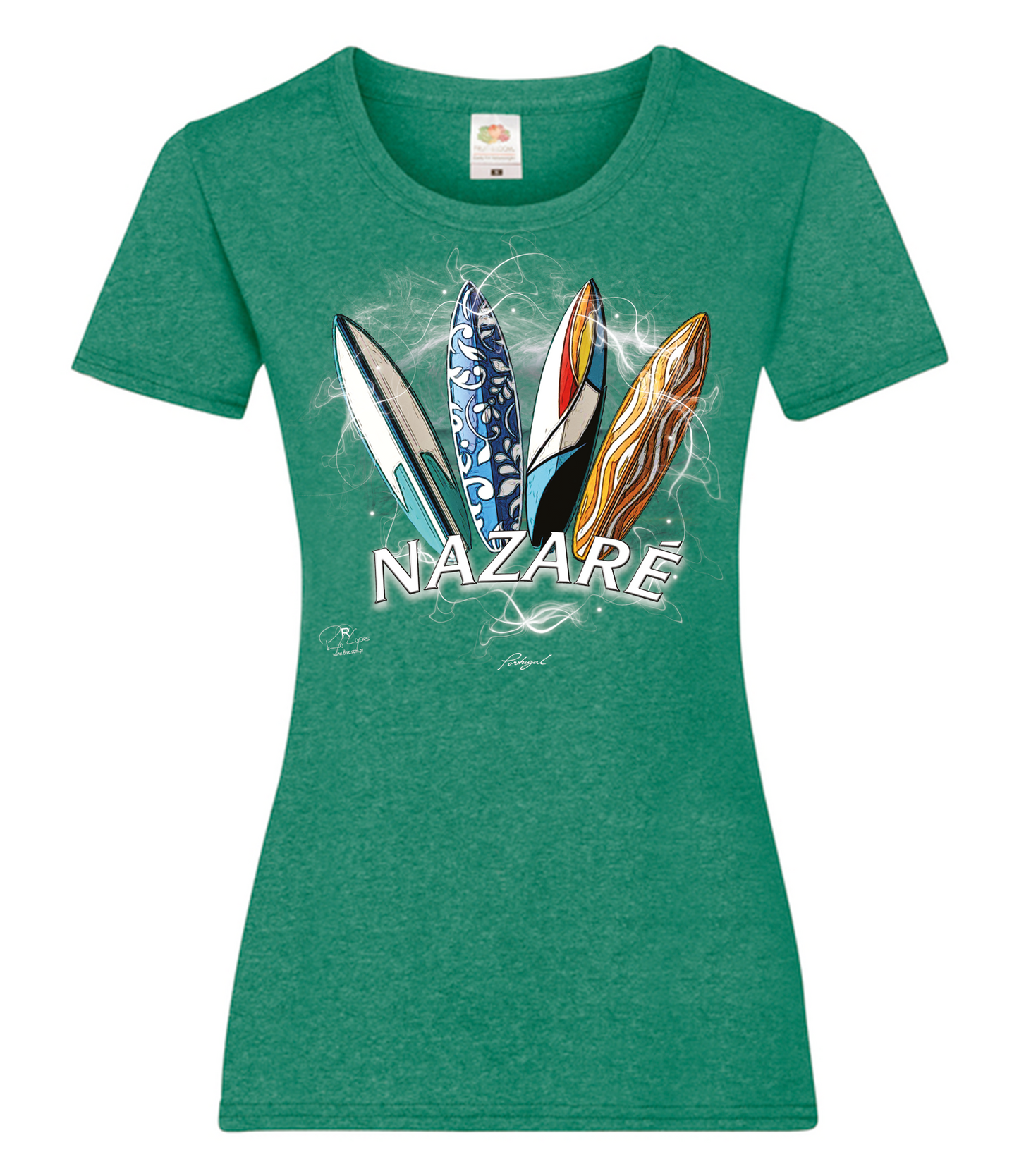 T-shirt Senhora Surfboards Nazaré