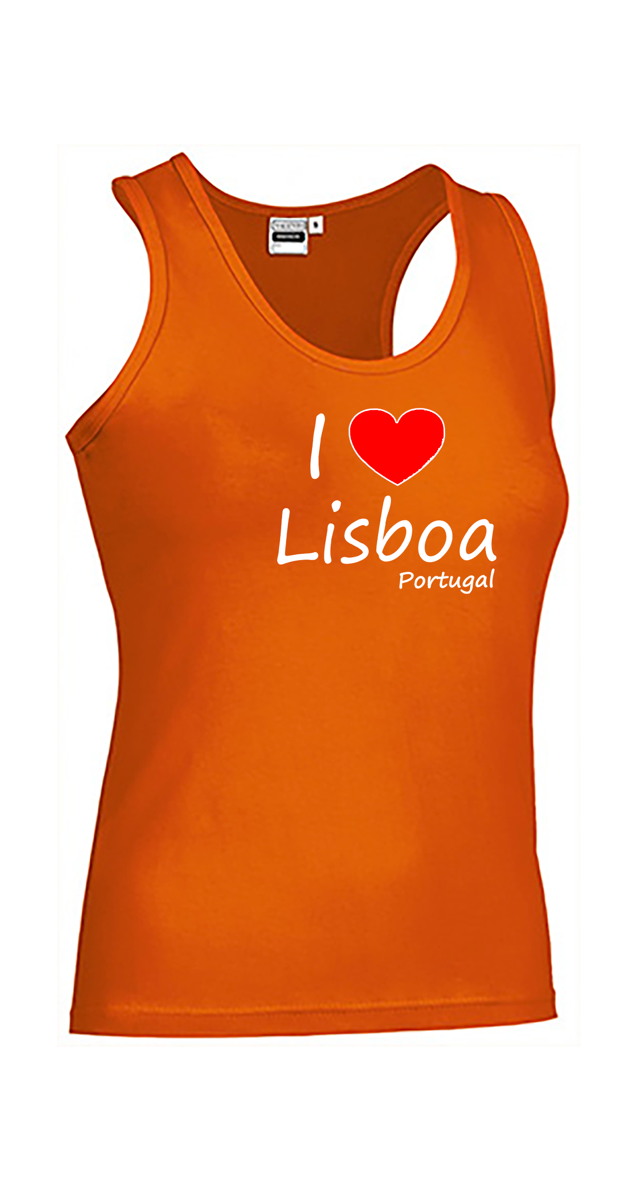 T-shirt Alças Senhora I Love Lisboa