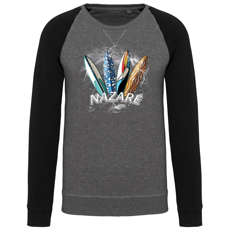 Sweatshirt sem capuz Surfboards Nazaré
