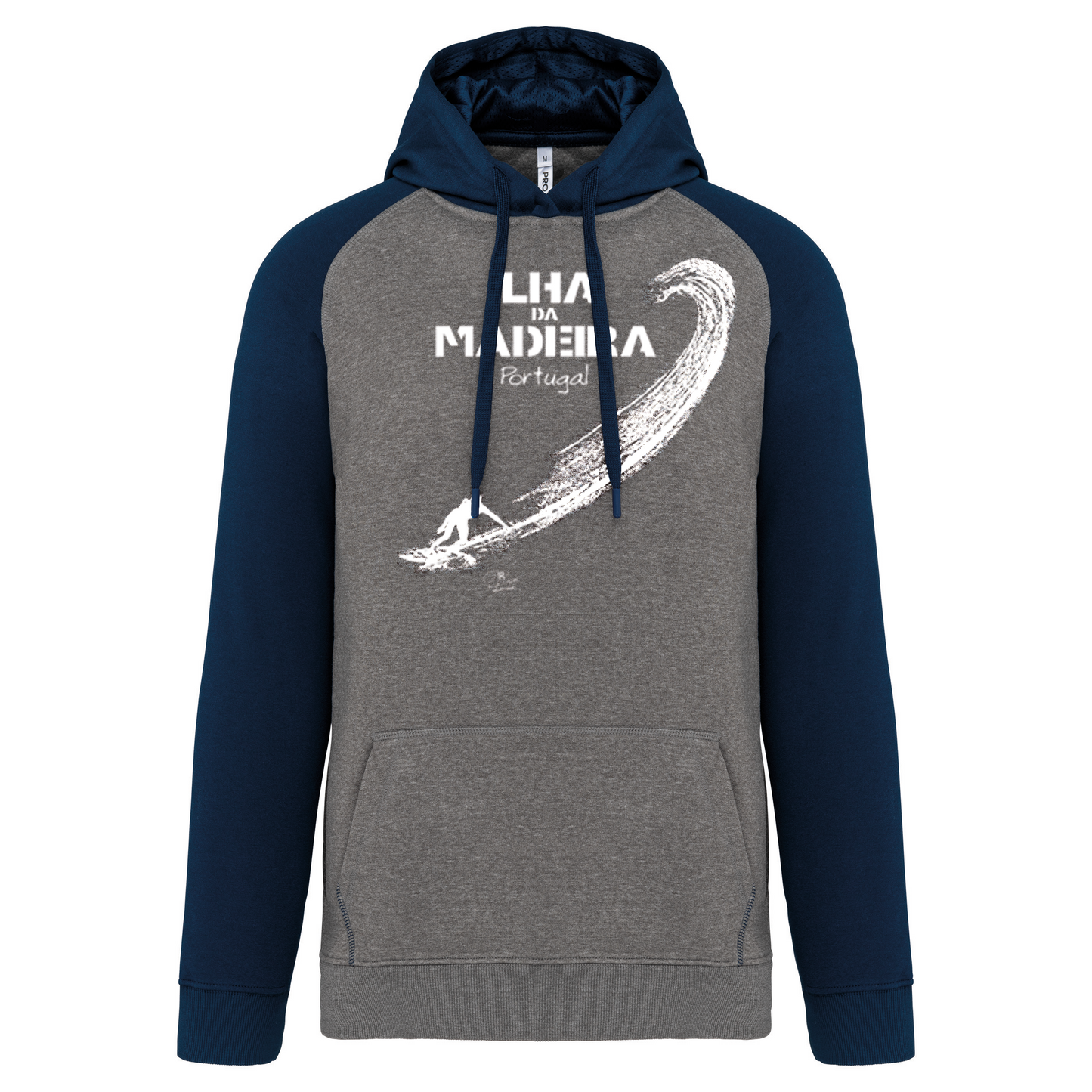 Sweatshirt Bicolor com capuz Ilha da Madeira