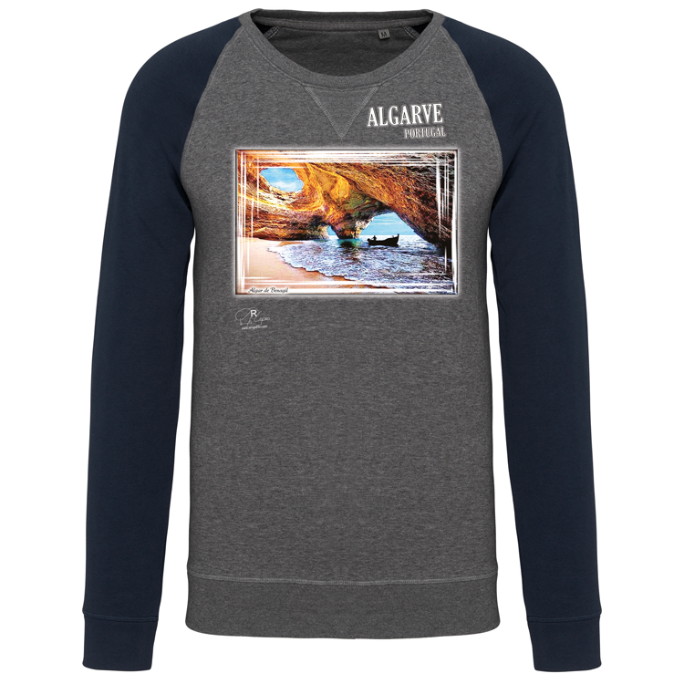 Sweatshirt Bicolor sem capuz Algar de Benagil