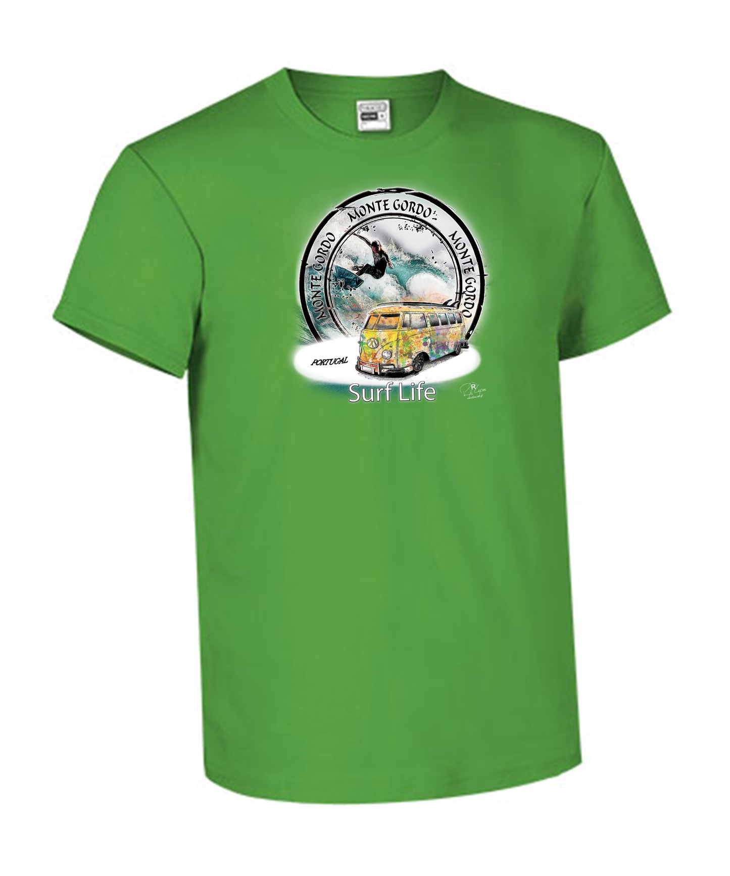 T-shirt Kids Surf Life Monte Gordo