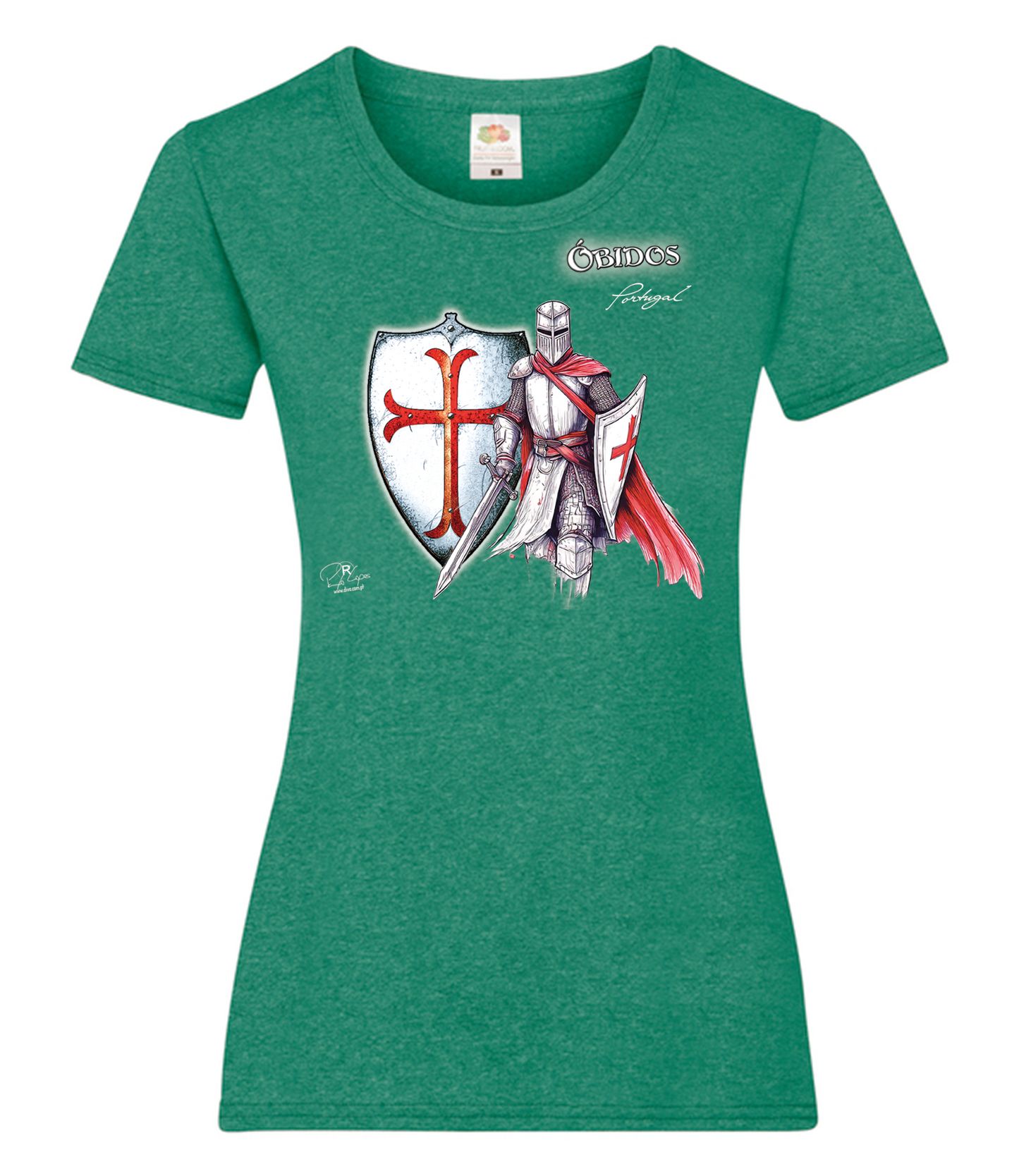 T-shirt Senhora Templário Óbidos