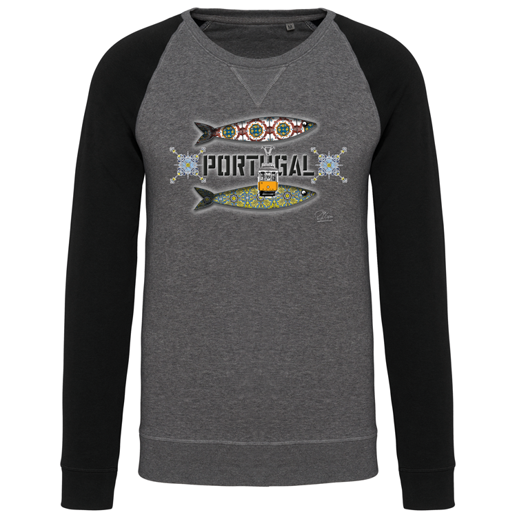Sweatshirt Bicolor sem capuz Duas Sardinhas Coimbra