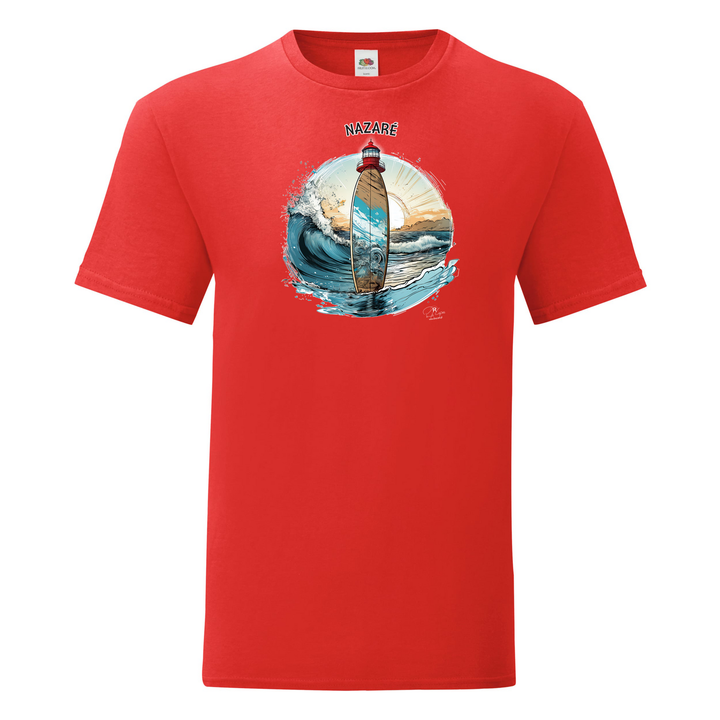 T-shirt Fruit of the Loom, Iconic, 150g, Sol Nazaré