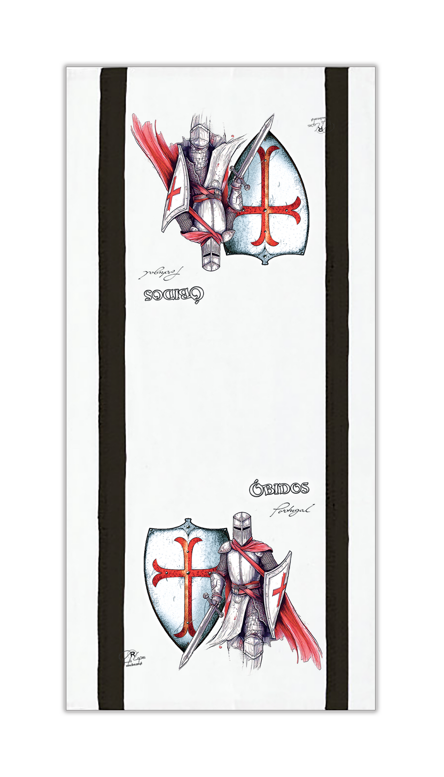 Panos de Cozinha Templário Óbidos
