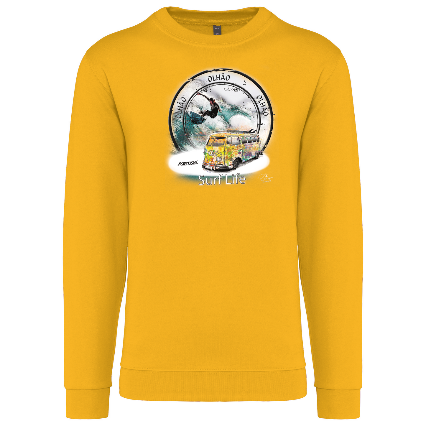 Sweatshirt Kariban sem Capuz Surf Life Olhão