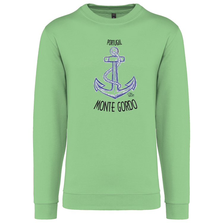 Sweatshirt Kariban sem Capuz Âncora Monte Gordo