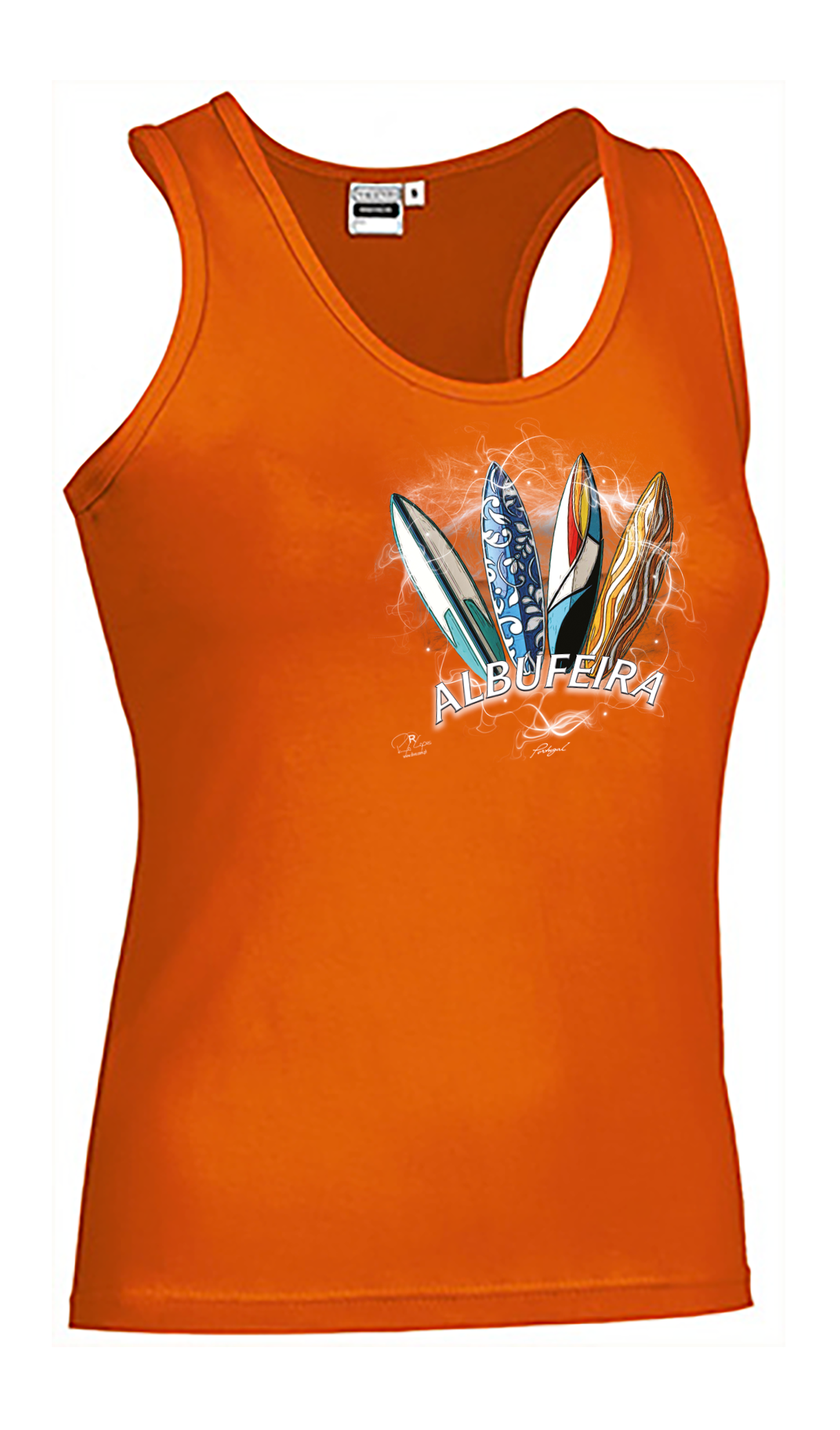 T-shirt Alças Senhora Surfboards Albufeira