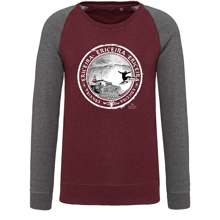 Sweatshirt Bicolor sem capuz Selo Ericeira