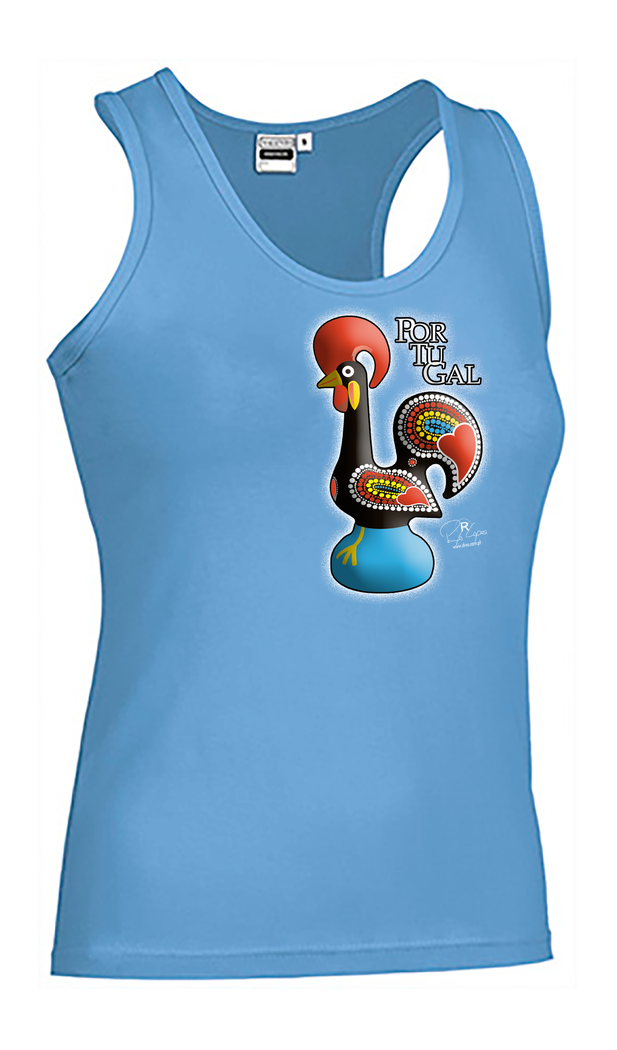 T-shirt Alças Senhora Galo de Barcelos