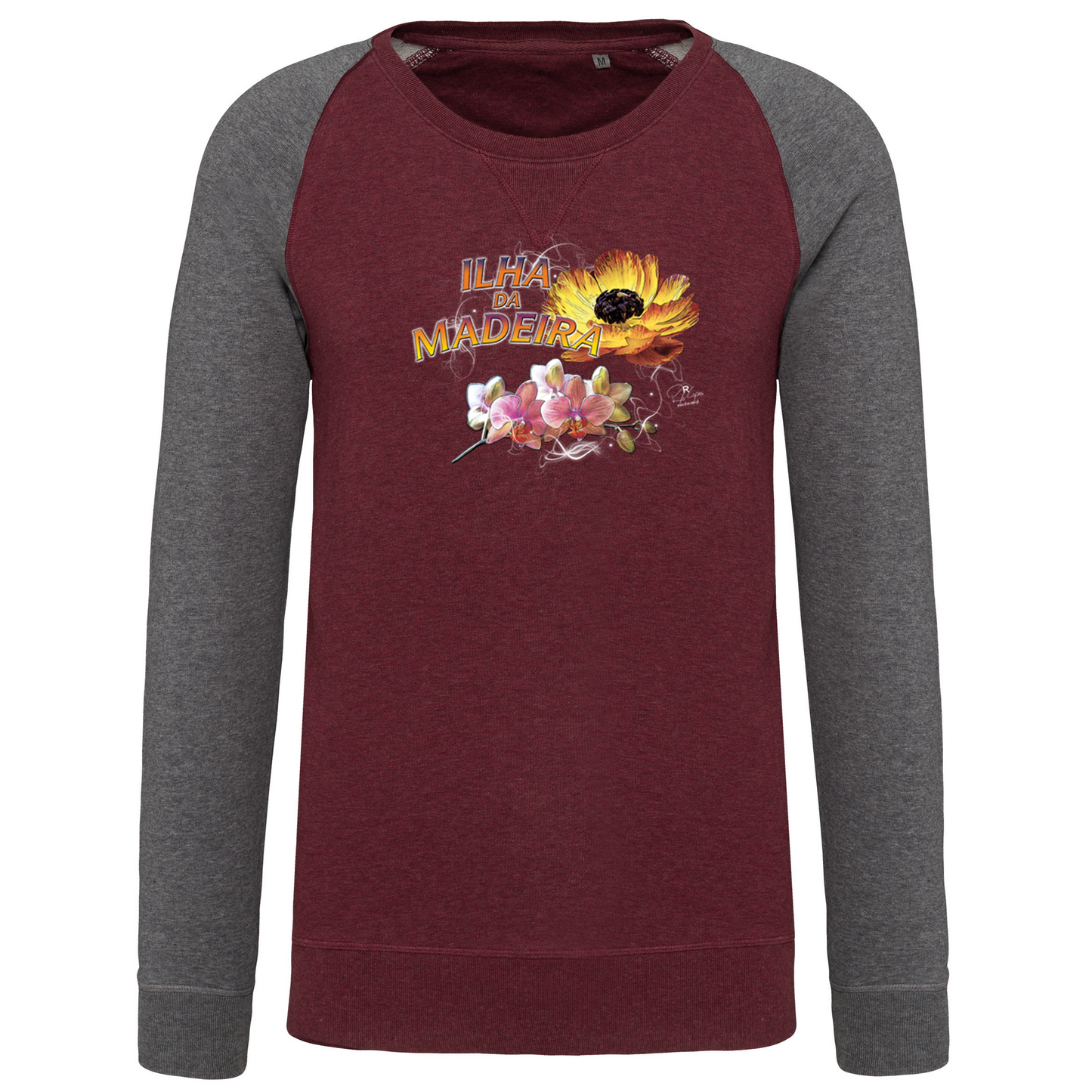 Sweatshirt Bicolor sem capuz Madeira Flowers