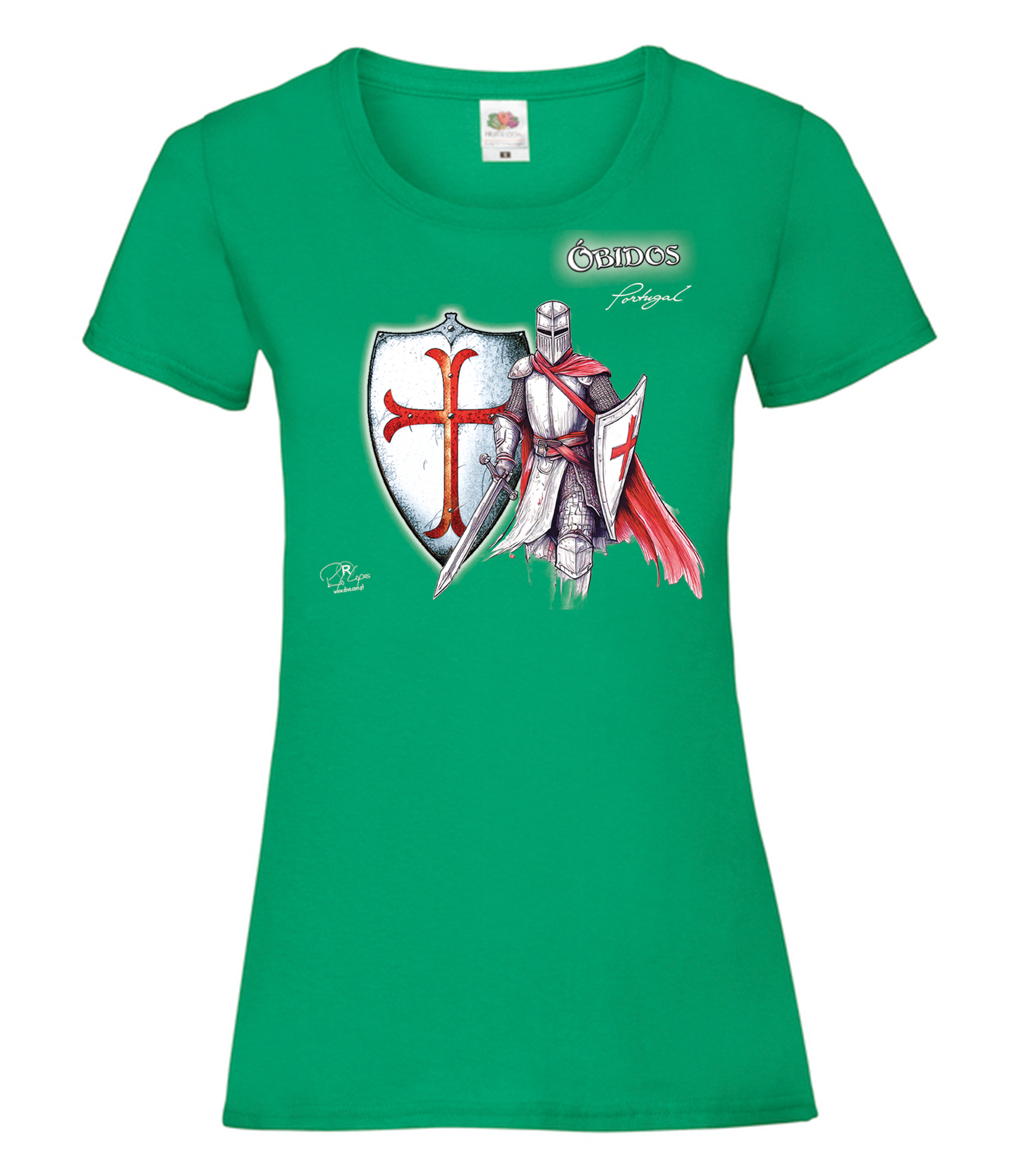 T-shirt Senhora Templário Óbidos