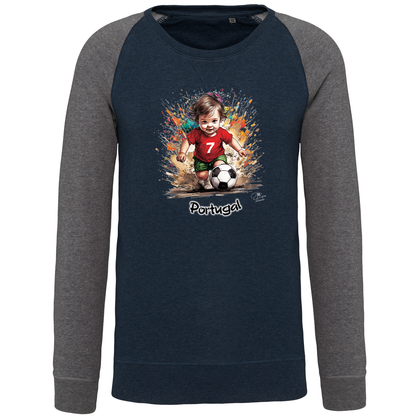 Sweatshirt Bicolor sem capuz 7 Portugal