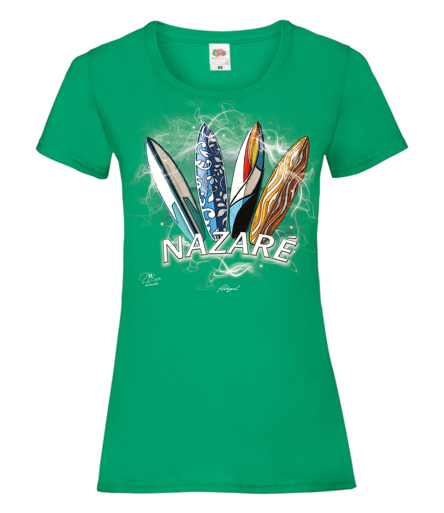 T-shirt Senhora Surfboards Nazaré