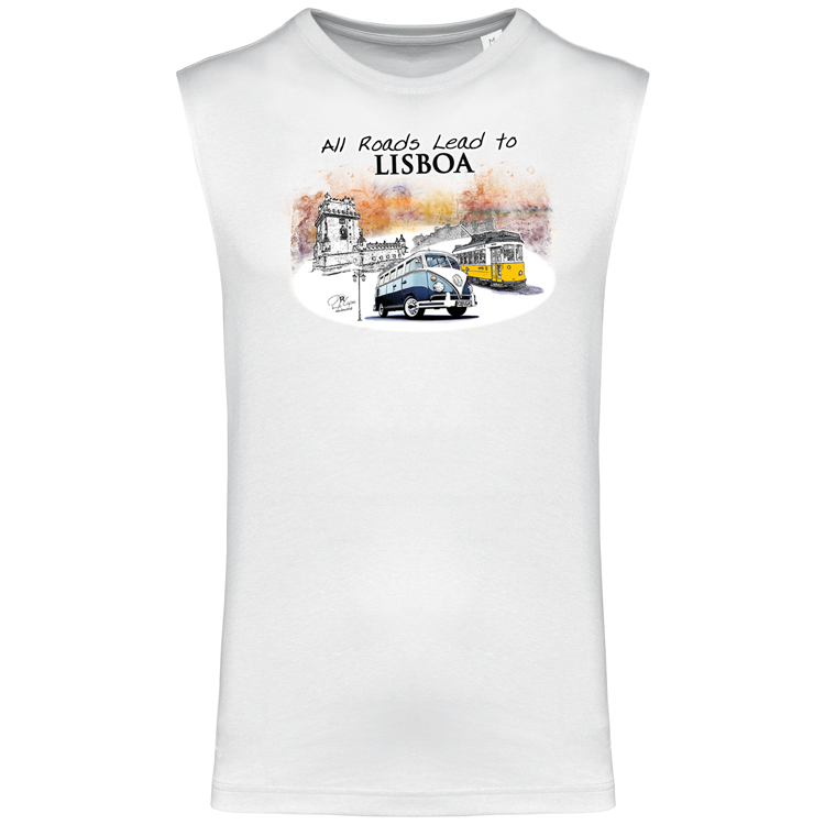 T-shirt Alças All Roads Lead to Lisboa