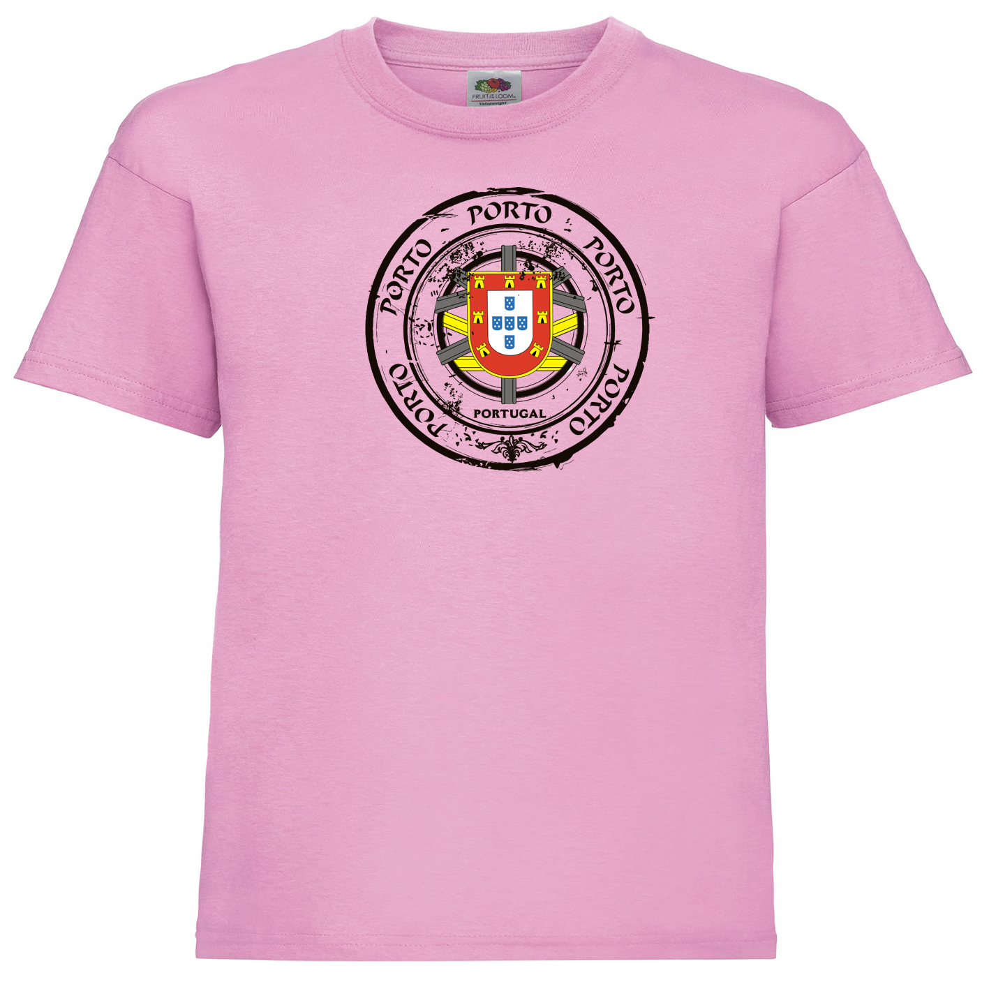 T-shirt Fruit of the Loom Kids Selo Escudo Porto