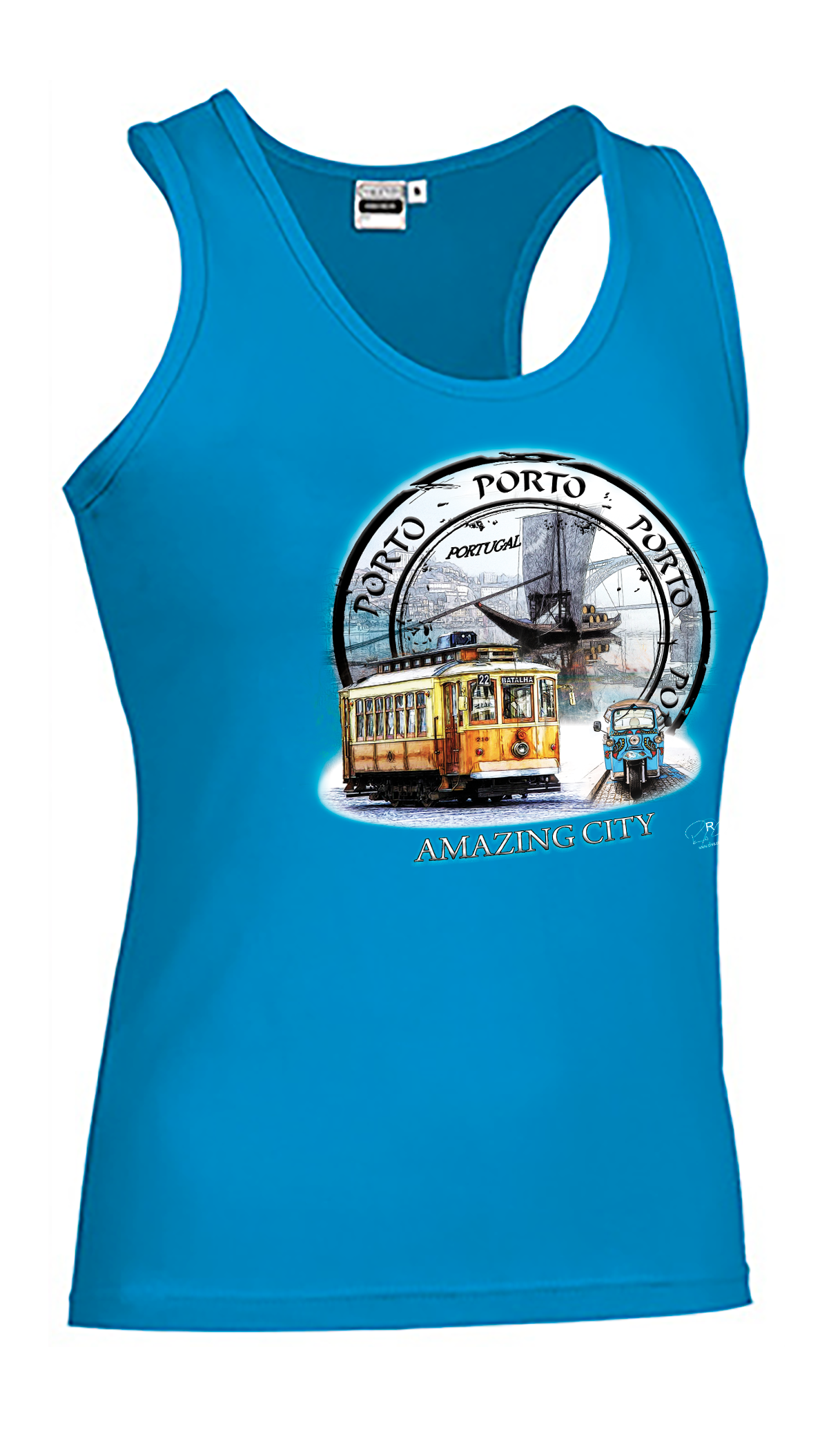 T-shirt Alças Senhora Amazing City Porto