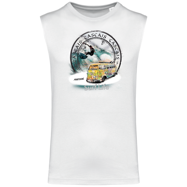 T-shirt Alças Surf Life Cascais
