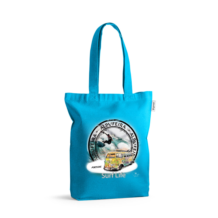 Sacos de Algodão Ecológico 220g Surf Life Albufeira
