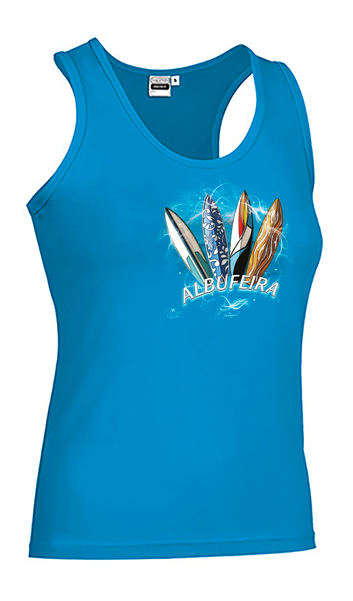 T-shirt Alças Senhora Surfboards Albufeira