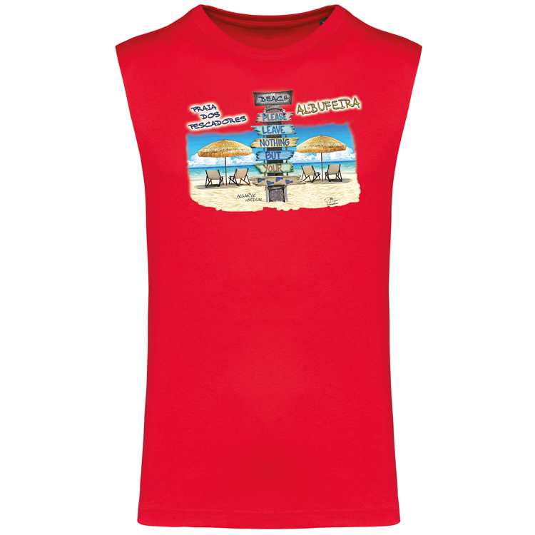 T-shirt Alças Pegadas Albufeira