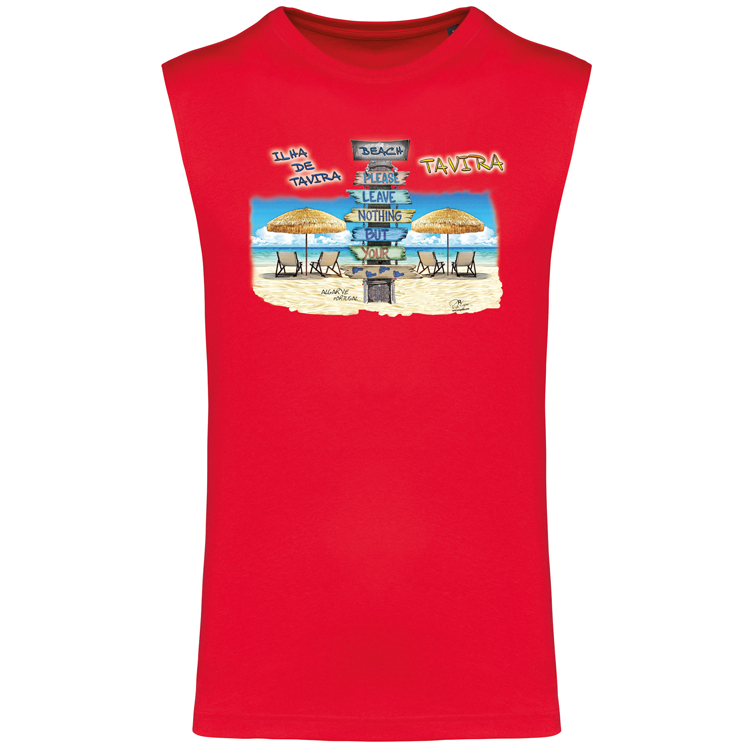 T-shirt Alças Pegadas Tavira