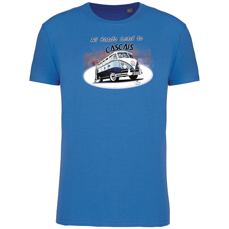 T-Shirt Algodão Biológico All Roads Lead to Cascais