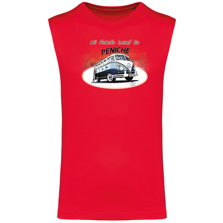 T-shirt Alças All Roads Lead to Peniche