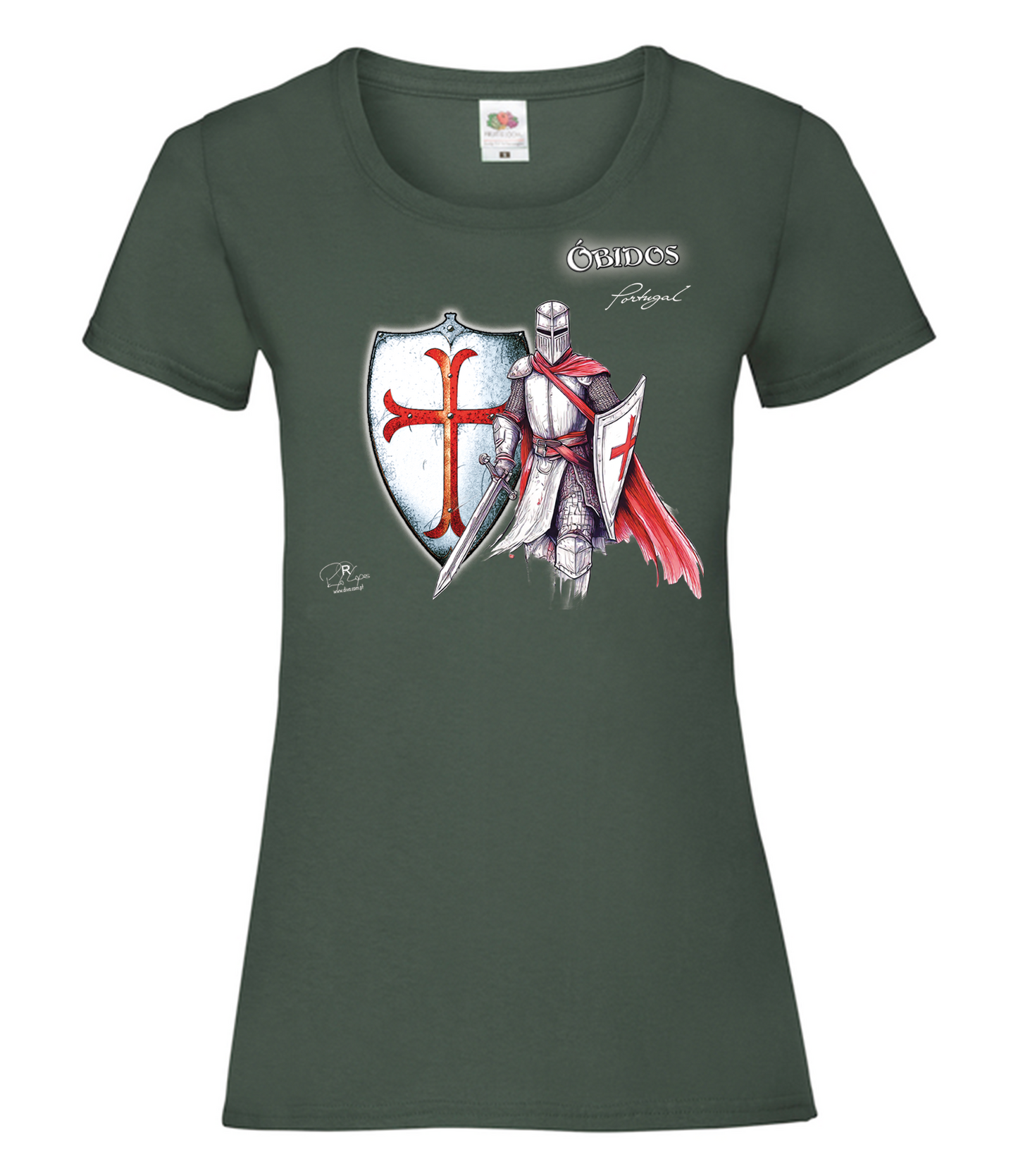 T-shirt Senhora Templário Óbidos