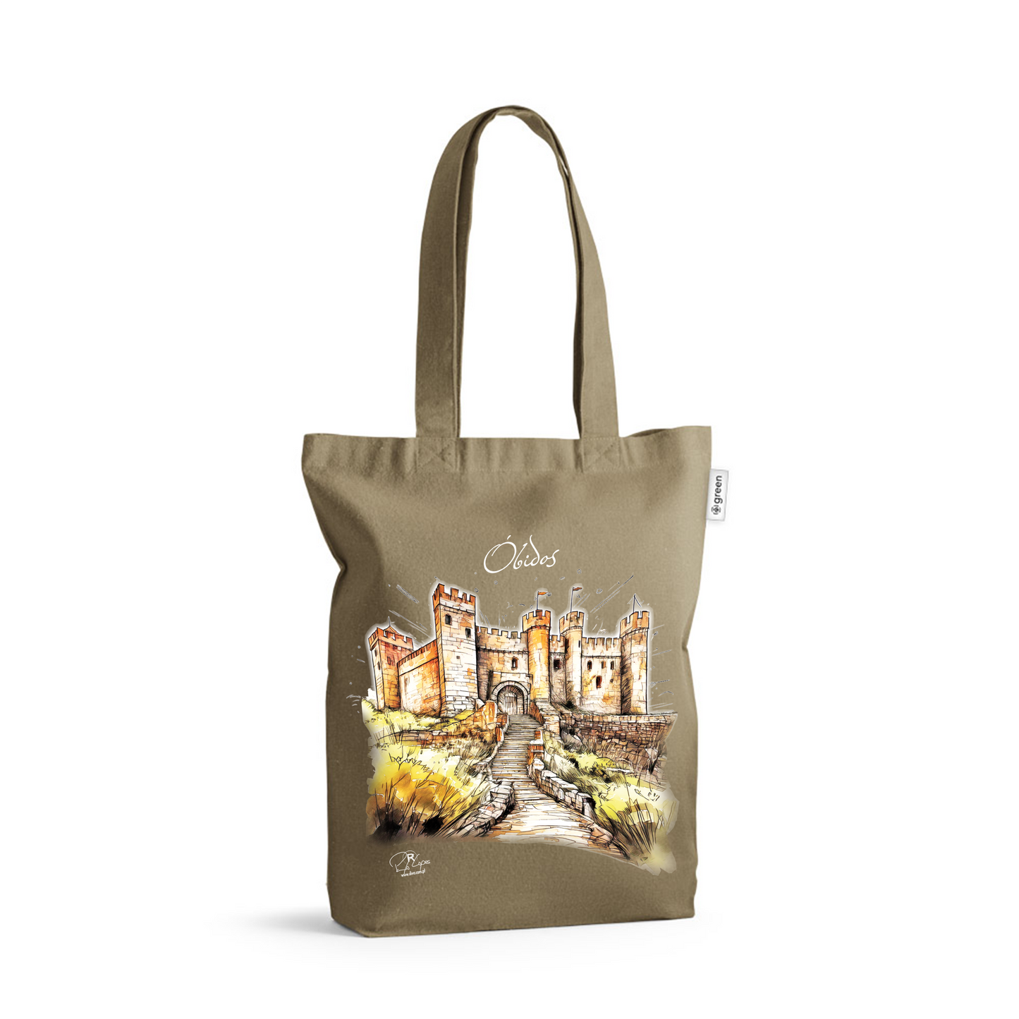 Sacos de Algodão Ecológico 220g Castelo de Óbidos