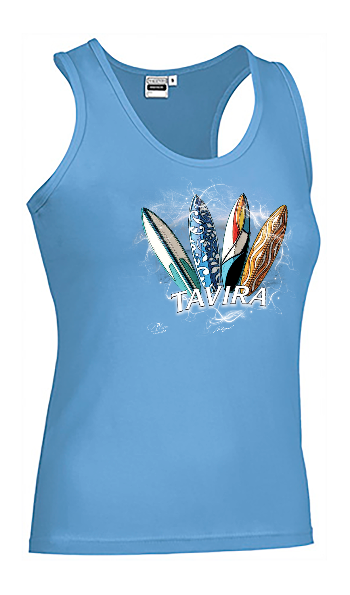 T-shirt Alças Senhora Surfboards Tavira