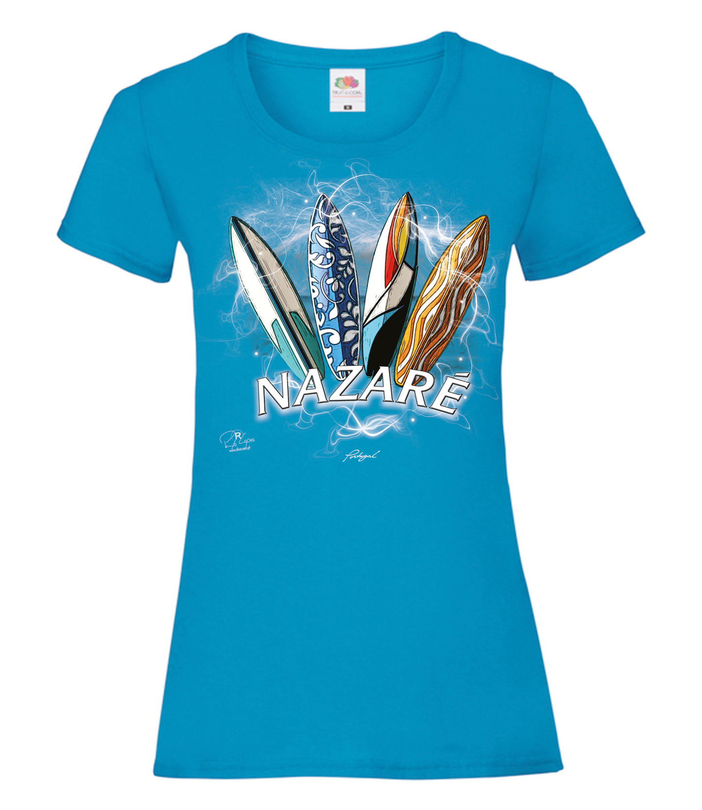 T-shirt Senhora Surfboards Nazaré