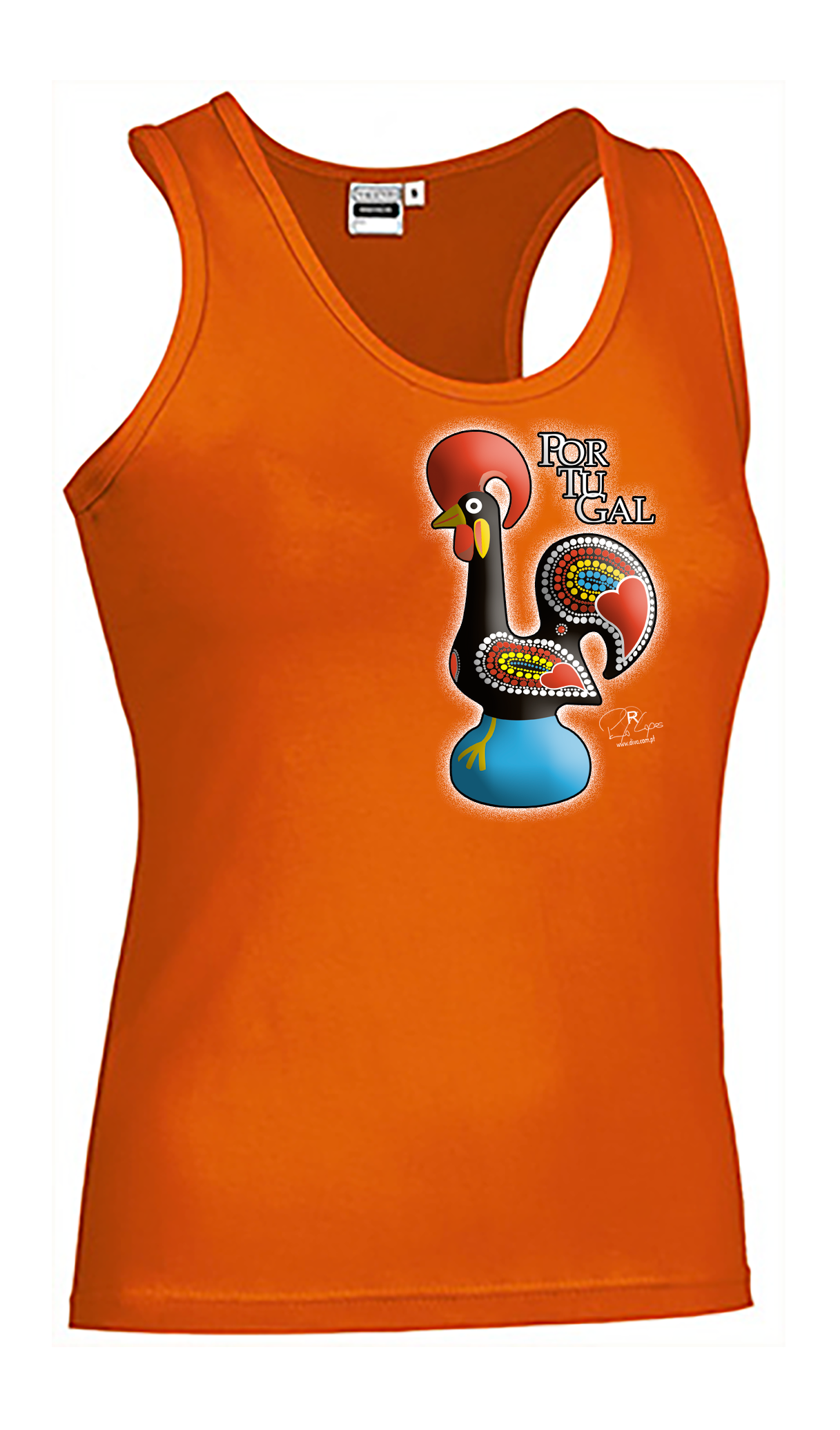 T-shirt Alças Senhora Galo de Barcelos