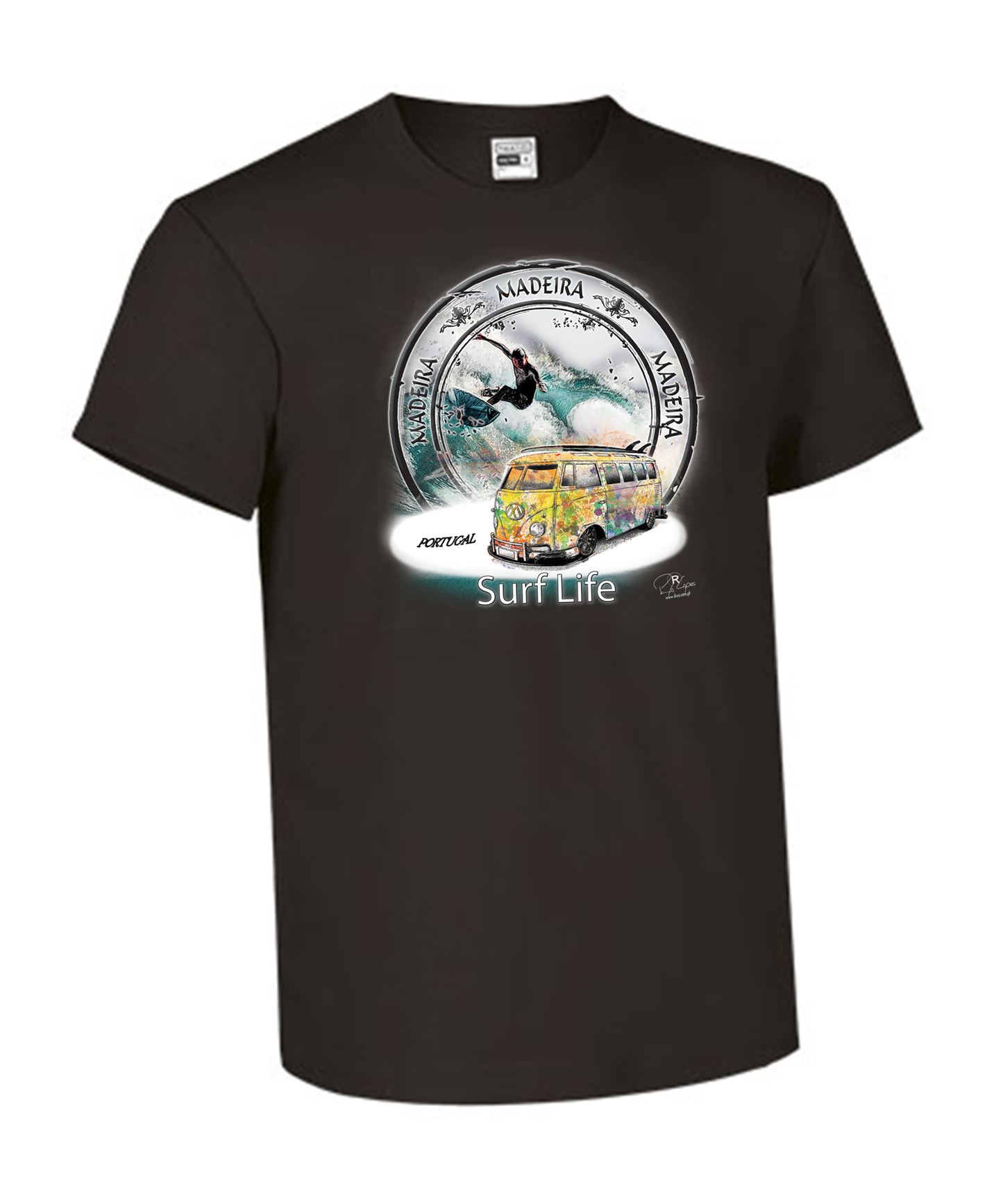 T-shirt Kids Surf Life Ilha da Madeira