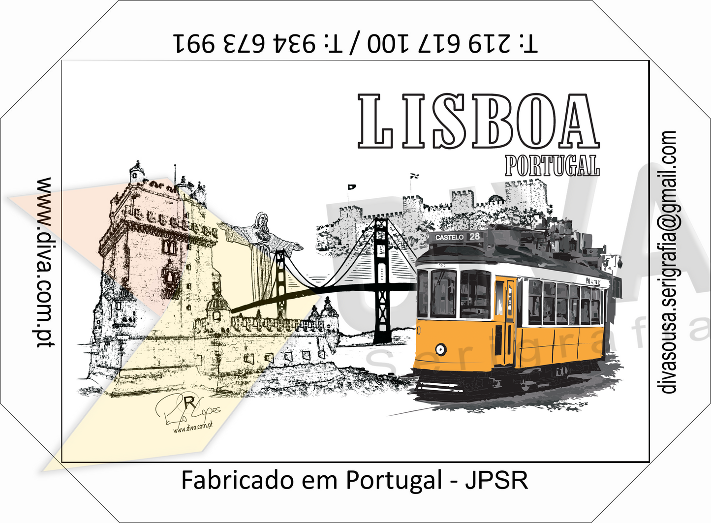 Magnético Monumentos Lisboa