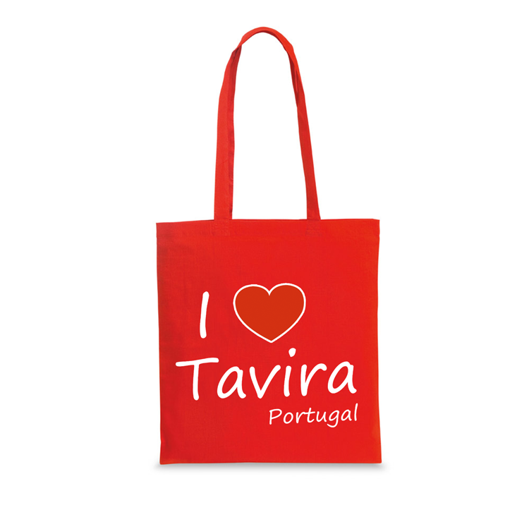 Saco Algodão 140g I Love Tavira