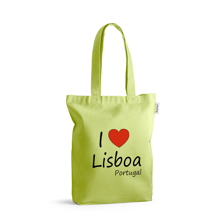 Sacos de Algodão Ecológico 220g I Love Lisboa