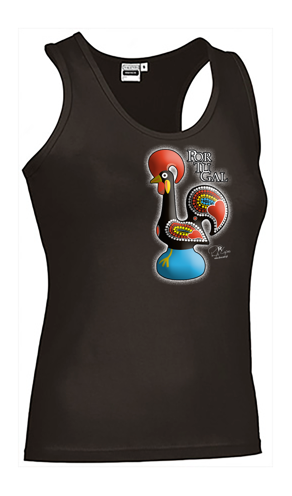 T-shirt Alças Senhora Galo de Barcelos