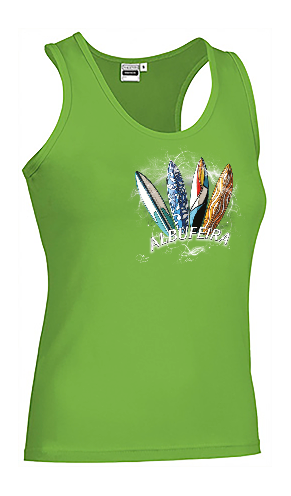 T-shirt Alças Senhora Surfboards Albufeira