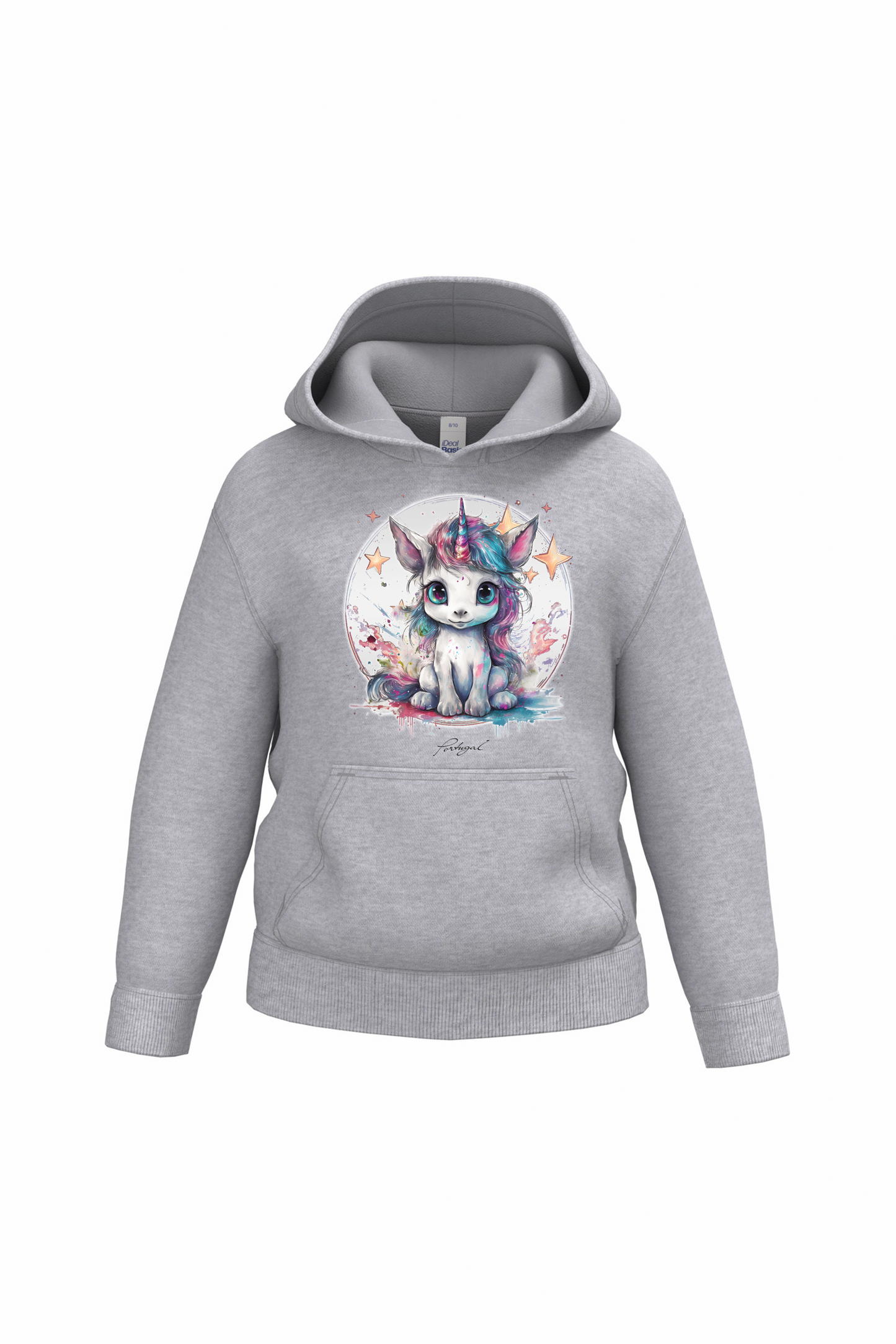 Sweatshirt com capuz Ideal Kids Unicórnio