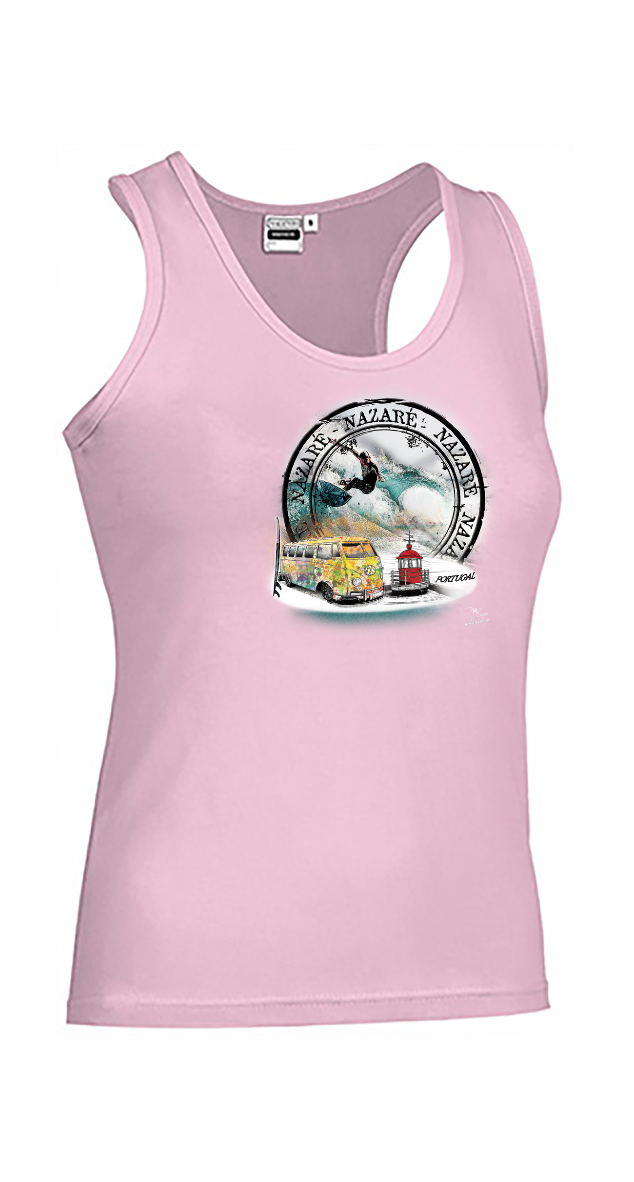 T-shirt Alças Senhora Surf Life Nazaré