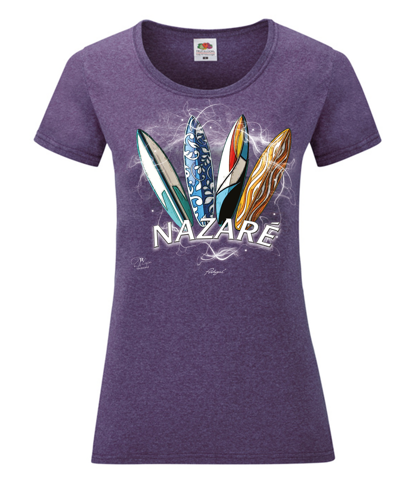 T-shirt Senhora Surfboards Nazaré