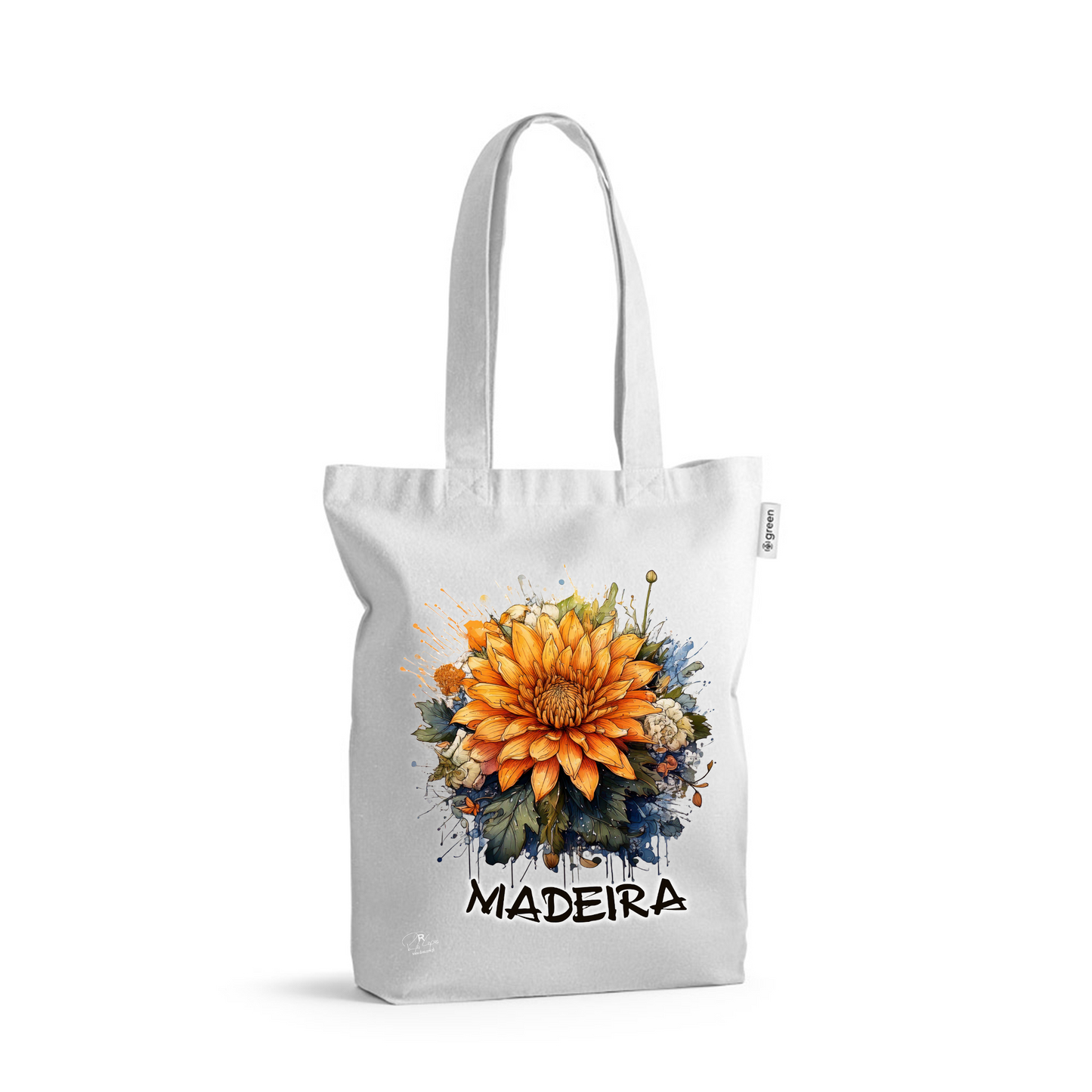 Sacos de Algodão Ecológico 220g Arranjo Floral 1