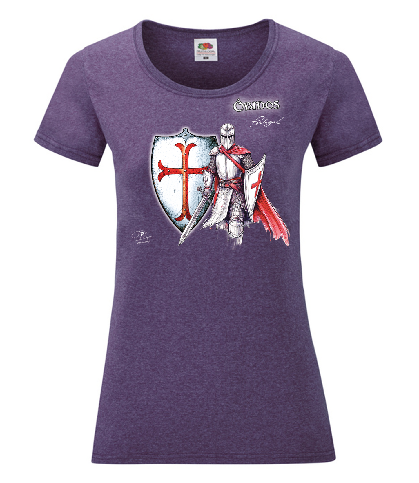 T-shirt Senhora Templário Óbidos